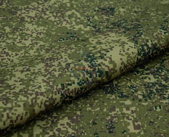 Ткань Оксфорд 600D рипстоп 1000 PU WR цифра №406-2 330 гр/м.п